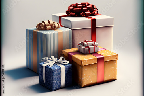 Christmas gift presents design generative ai