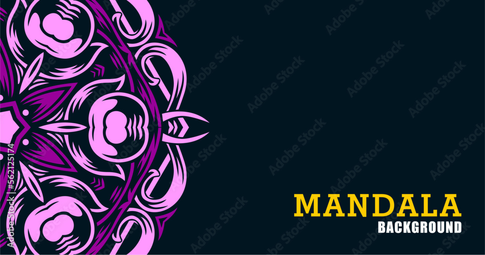 Vector mandala design, for your various types of advertising needs, suitable for business card designs, banners, websites, etc. high resolution EPS file format