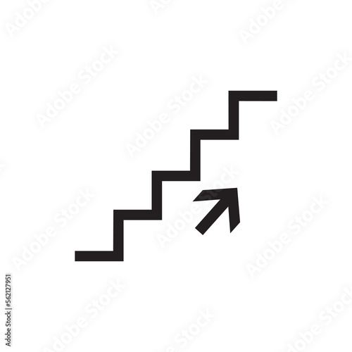 ascending stairs icon