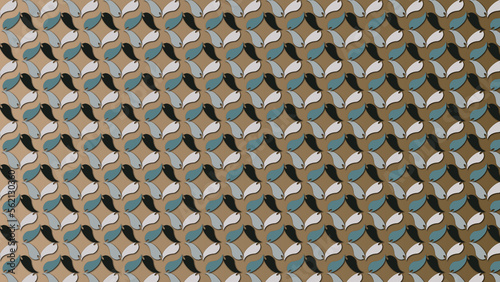 Decorative symbolic pattern for desktop, wallpaper, background, texture, cover