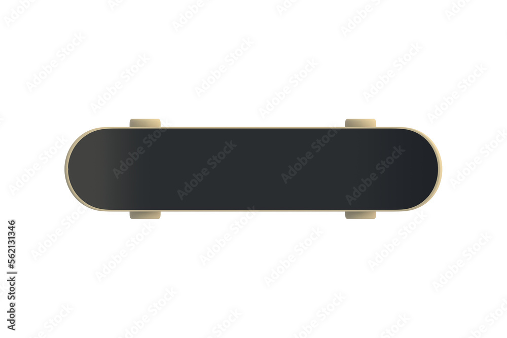 Skateboard isolated on white background. Youth culture and lifestyle. Extreme sports. 3d render Skateboard isolated on white background. Youth culture and lifestyle. Extreme sports. 3d render