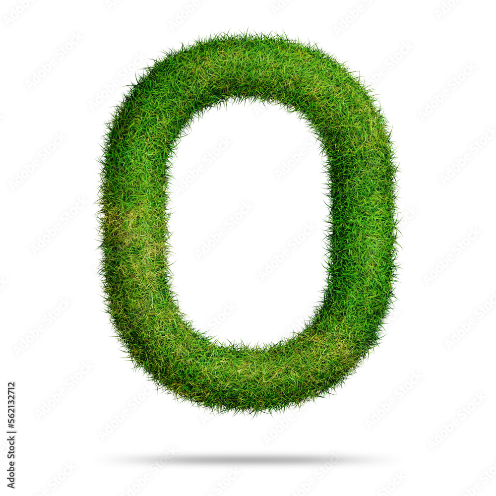 Green grass alphabet letter o for text or education concept
Green grass alphabet letter o for text or education concept