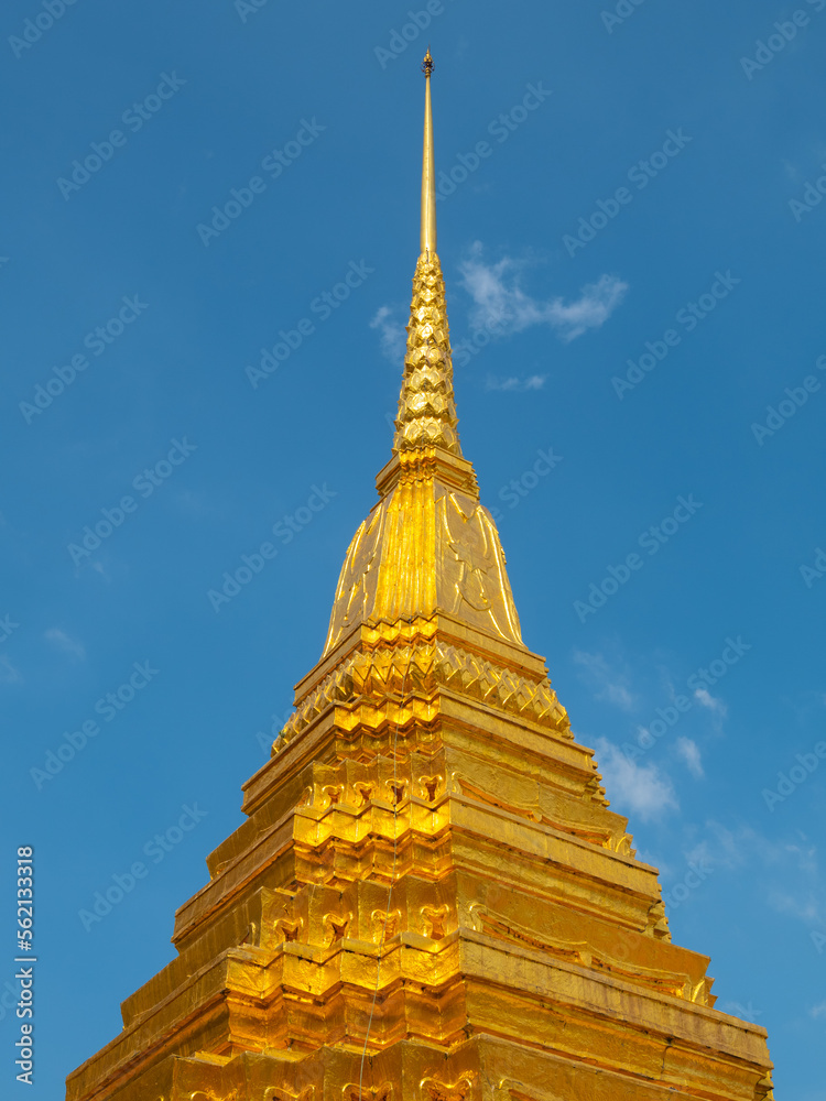 Buddhist temple built with beauty precious with gold Buddhist temple built with beauty precious with gold