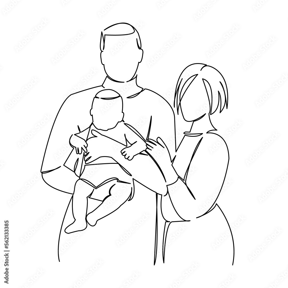 parents with a small child parents with a small child