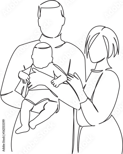 parents with a small child