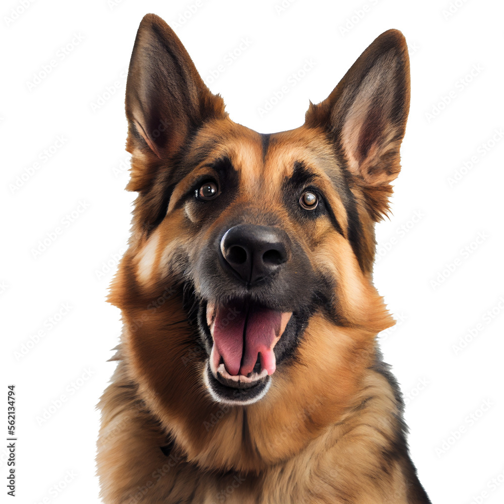 german shepherd portrait