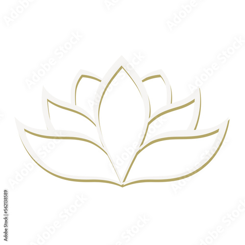lotus flower, vector graphic design 