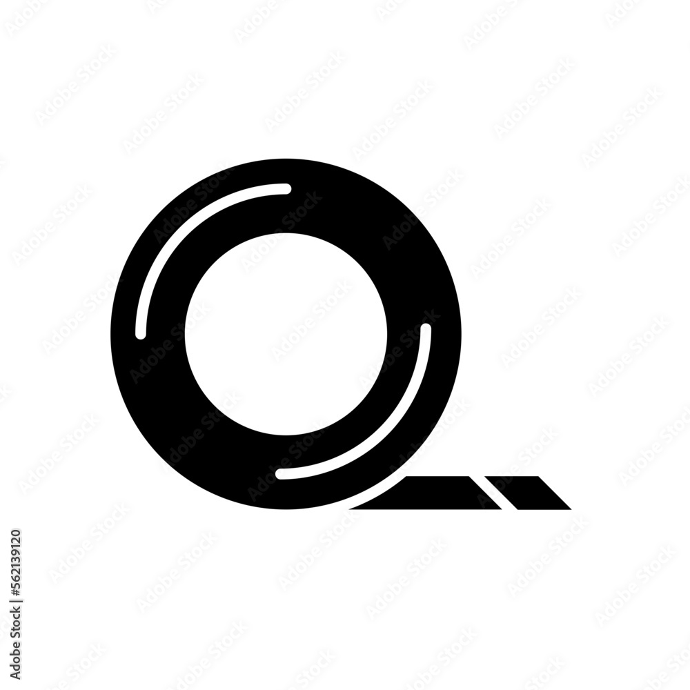 insulating tape glyph icon insulating tape glyph icon