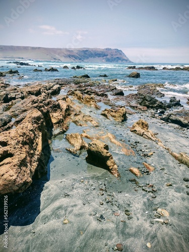 rocks and sea