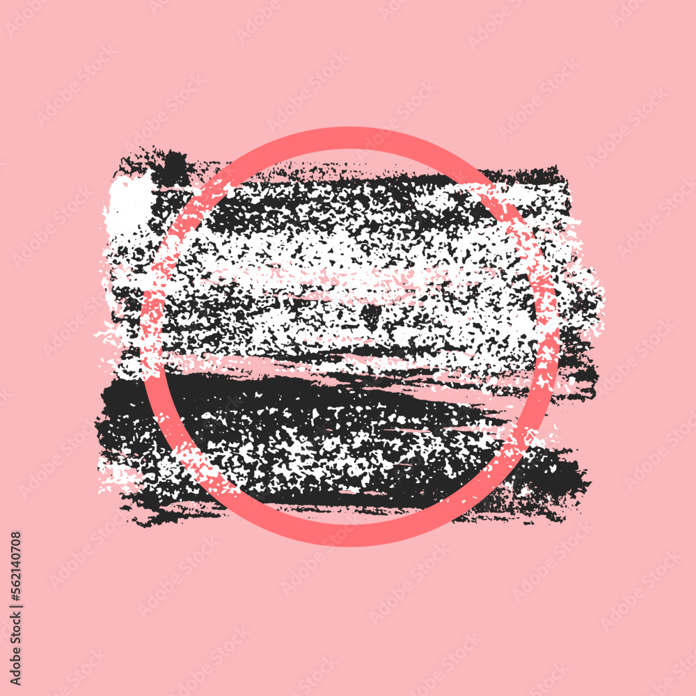 Grunge textured abstract background with hand drawn paint brush strokes ...