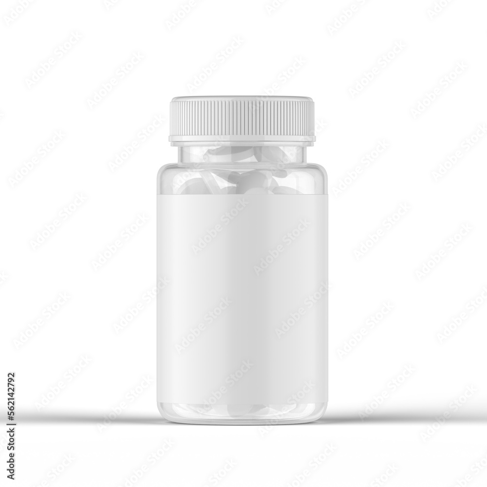 Clear Plastic Pill Bottle Clear Plastic Pill Bottle