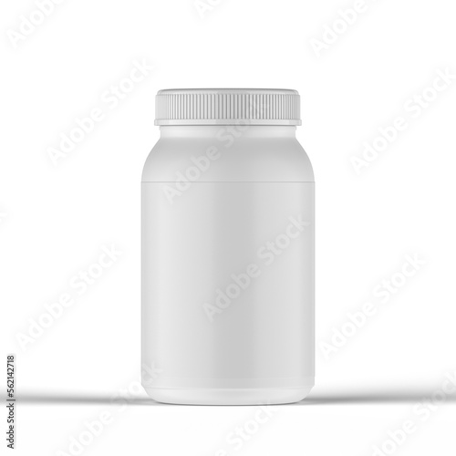 Matte Plastic Pills Bottle