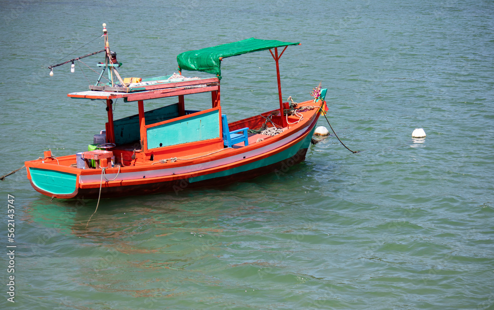 Fototapeta premium A lonely old boat on the very shore