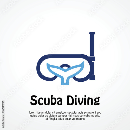 scuba diving club logo