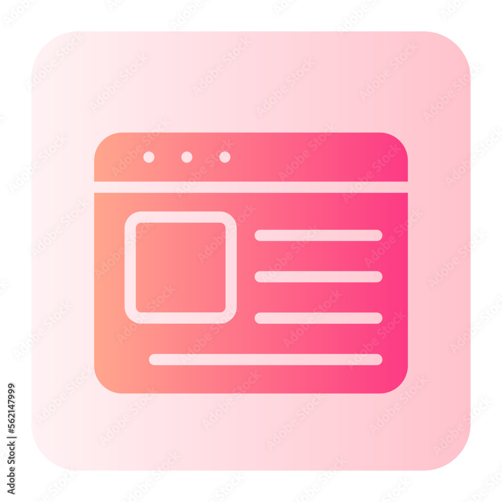 news feed gradient icon