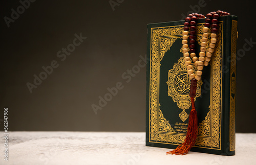 Quran book  local language holy prayers for god,Coran - holy book of Muslims religion,
Friday month of 1444 Puasa Ramadan religion Islamic worshiping faith  photo