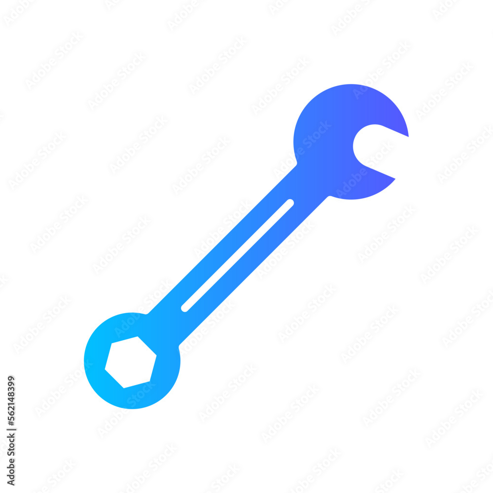 wrench gradient icon wrench gradient icon