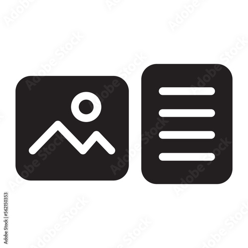 content glyph icon