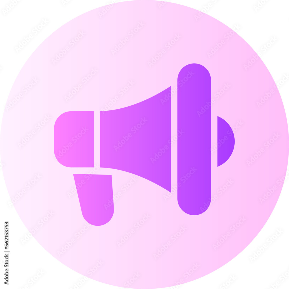 megaphone gradient icon