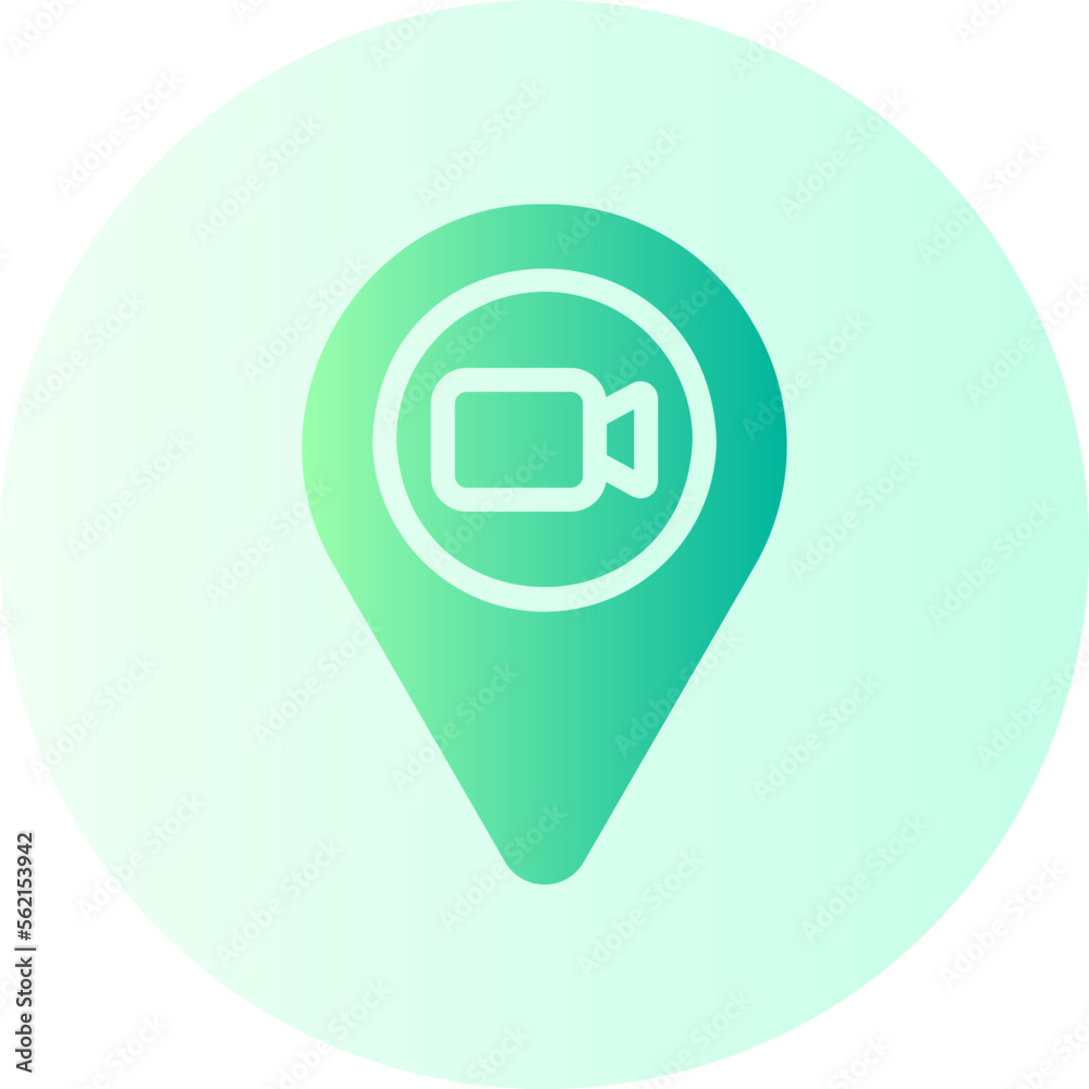 location pin gradient icon location pin gradient icon