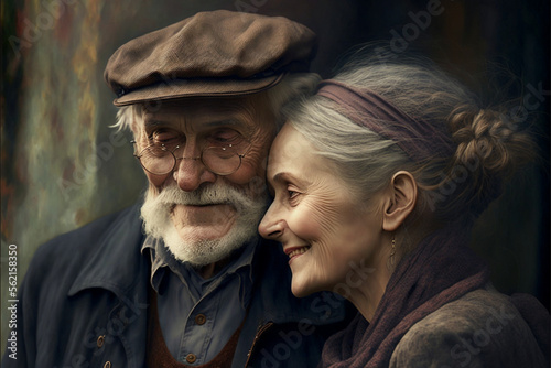 portrait of old couple © devee