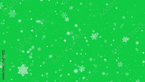 christmas snow winter holiday green screen alpha channel photo