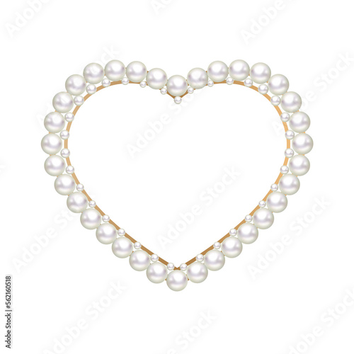 yellow pearl Heart shape