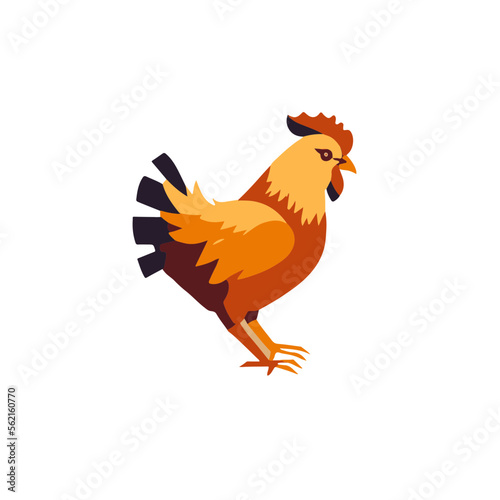 Feathered Friend: A Vector Art Chicken Logo © ChenSeng
