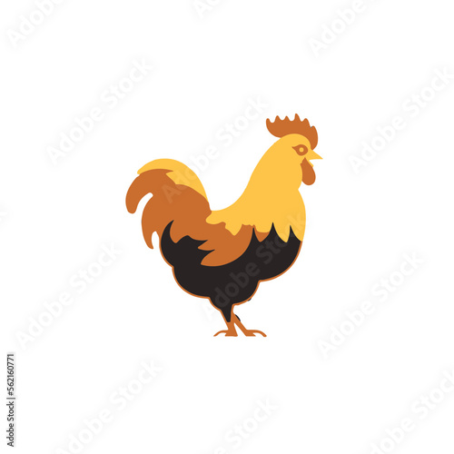 Feathered Friend: A Vector Art Chicken Logo © ChenSeng