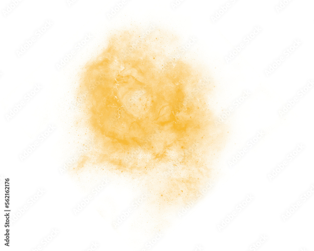 Yellow powder abstract
