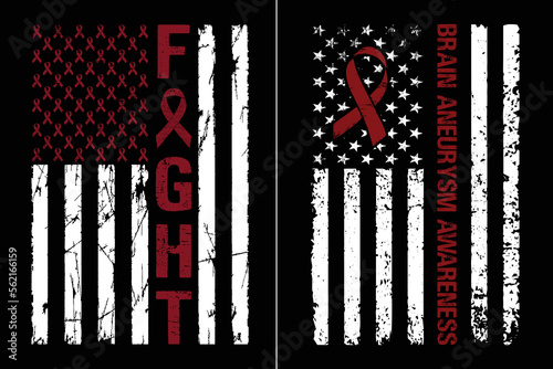 Fight Brain Aneurysm Awareness Design
