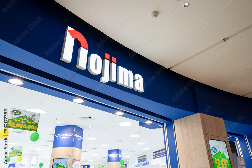 Zdjęcie Stock KUALA LUMPUR, MALAYSIA APR 24, 2022 Nojima electronic