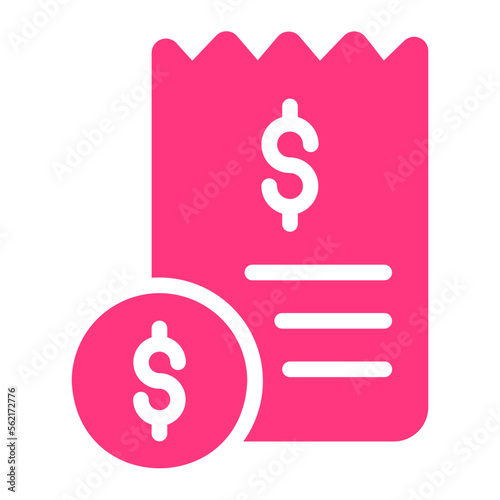 invoice gradient icon