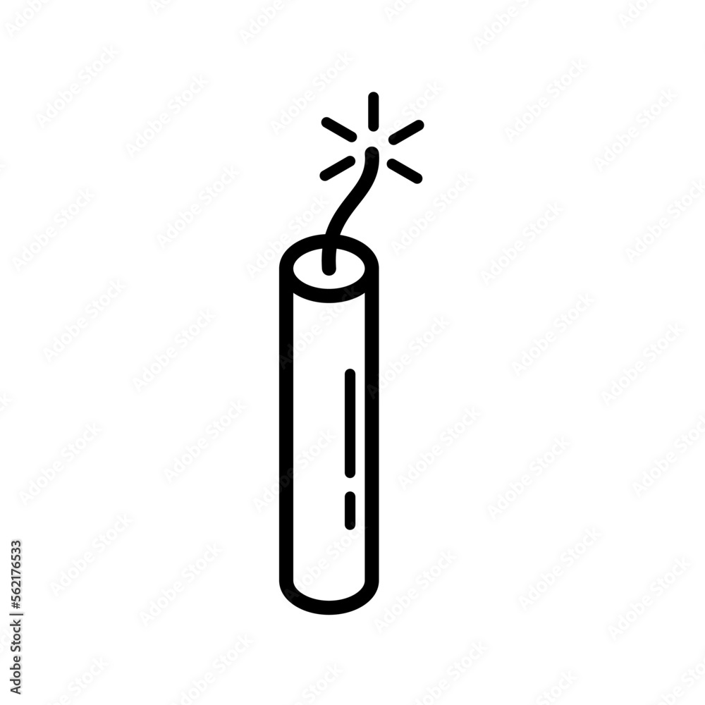Dynamite icon vector logo design template Dynamite icon vector logo design template