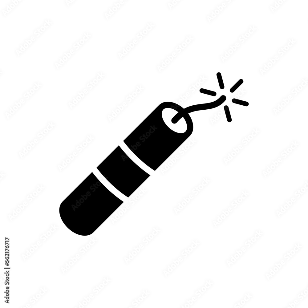 Dynamite icon vector logo design template Dynamite icon vector logo design template