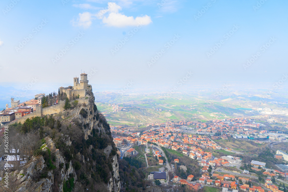The Guaita fortress is the oldest and the most famous tower on San Marino