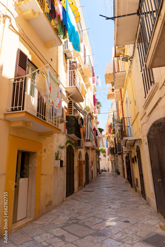 street in old town of Bari  Italy