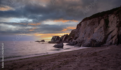 Ayrmer Rocks At Sunset/An image from the beautiful Ayrmer rocks at sunset shot in South Devon, England, UK