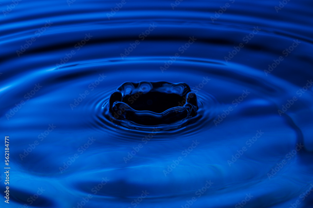 Macro water splash surface,Blue water splash, round water drop, water drop in glass, drop, splash, spray, abstract shape out of water,Water,Drop,Rippled,Falling,Circle,Water Surface,