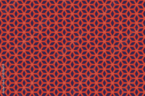 Seamless Symmetrical Fashion Backdrop Beautiful Geometric Vintage Textile Fabric Shape Graphic Retro Tile Decorative Print Floral Art Texture Wallpaper Design Background Pattern