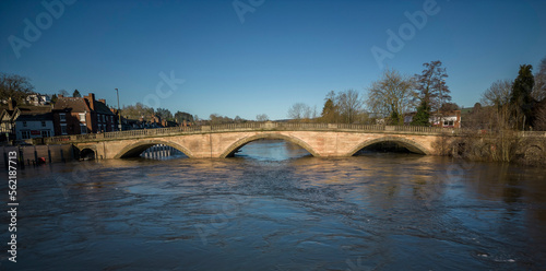 Bewdley road bridge flooding as the 2023 floods take their toll photo