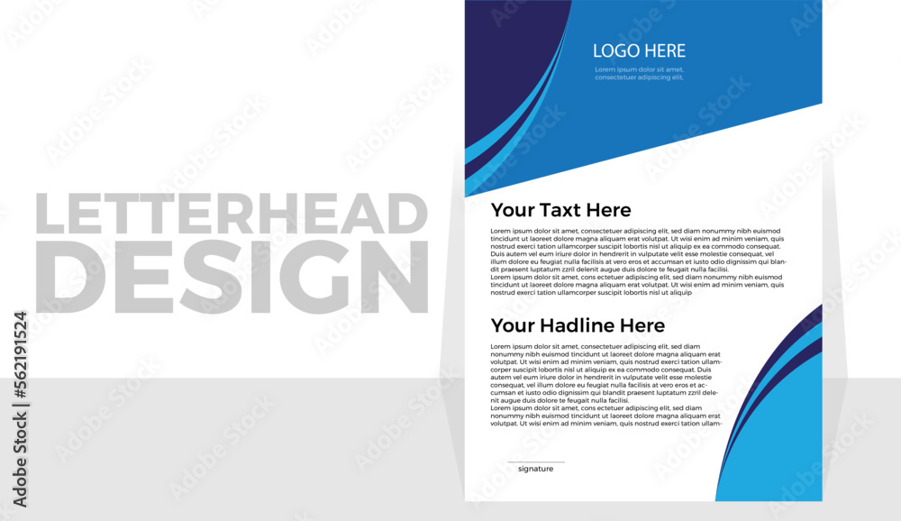 Letterhead design,Letterhead image,Letterhead template.