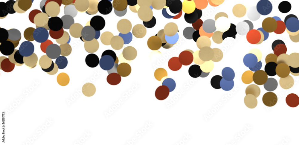 Golden serpentine confetti on transparent background. luxury isolated Golden serpentine confetti on transparent background. luxury isolated