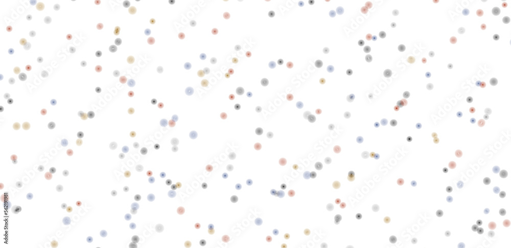 Multicolor confetti abstract background with a lot of falling pieces, isolated on a white background.