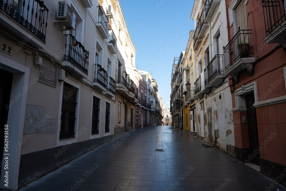 A residential street in the heart of Badajoz 