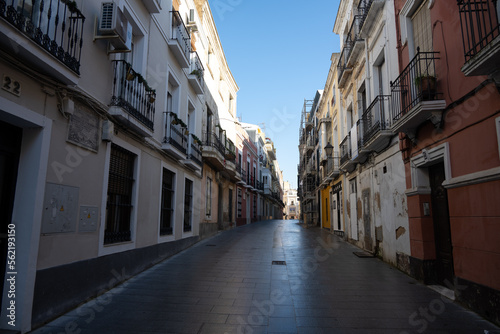 A residential street in the heart of Badajoz 