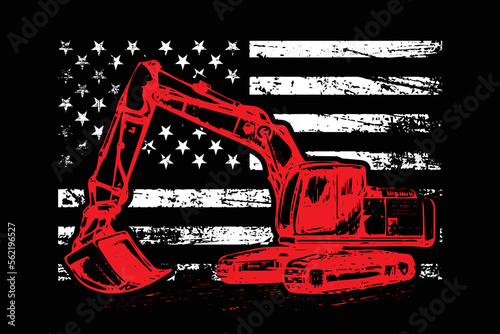 Heavy Equipment Operator Flag Design