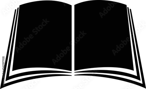 Open Book Icon Stock Vector