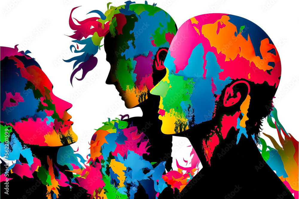 Bunter Karneval, ai generated Bunter Karneval, ai generated