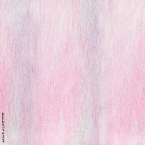 Watercolor illustration of hand painted pink and purple background. Pink fur. Brush stains gradient. Simple abstract background for banners, posters, postcards